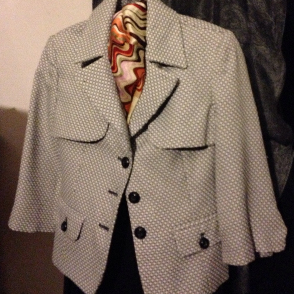 Signature by Larry Levine Cropped Jacket